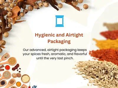 RHM Masale - hygenic & Airtight Packaging